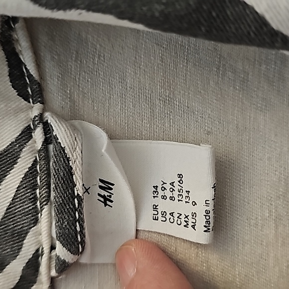H&M Zebra Print Denim Jacket - Picture 2 of 6